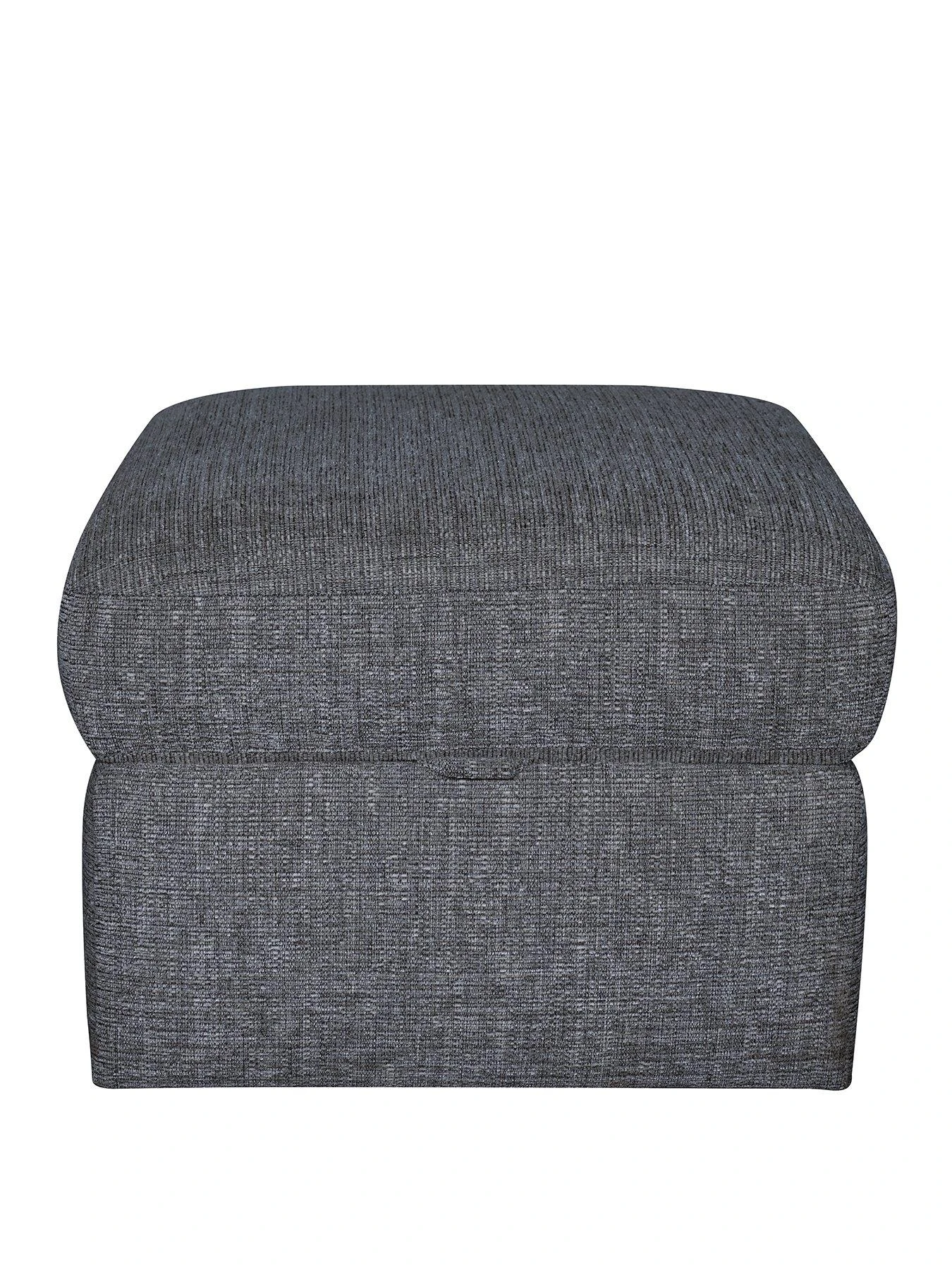 Very Home Bailey Fabric Footstool - Navy - FSC® Certified 3 Very Home Bailey Fabric Footstool - Navy - FSC® Certified
