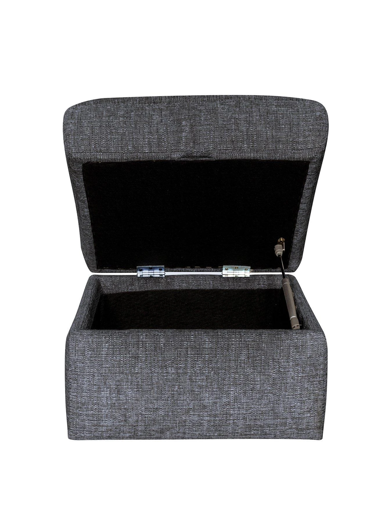 Very Home Bailey Fabric Footstool - Navy - FSC® Certified 6 Very Home Bailey Fabric Footstool - Navy - FSC® Certified - Image 4