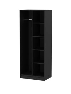 SWIFT Cube Ready Assembled Open Shelf Unit - Black - FSC® Certified -FurniHaven Shop UY6AS SQ3 0000000004 BLACK SLa