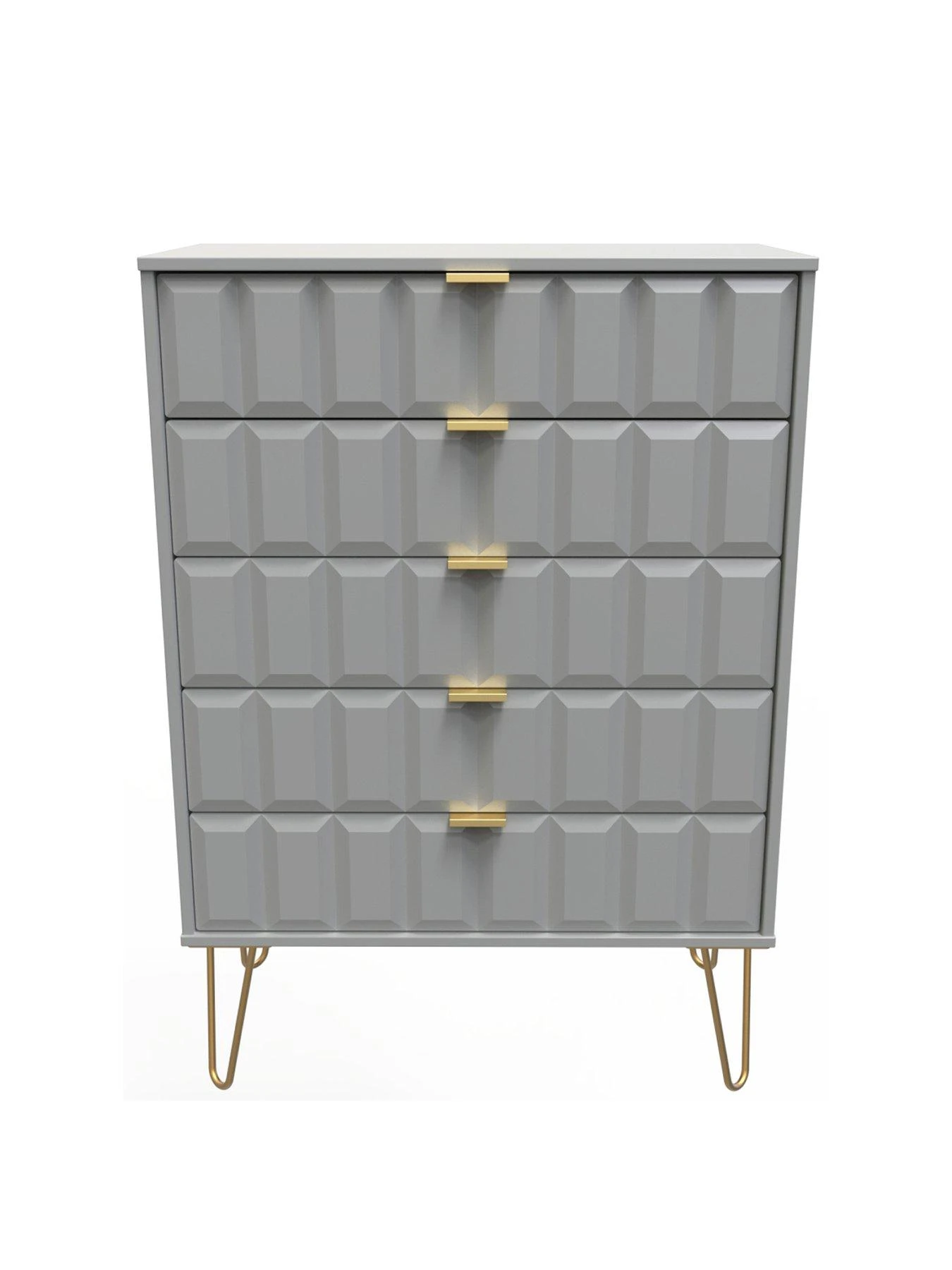 SWIFT Cube Ready Assembled 5 Drawer Chest - FSC® Certified 3 SWIFT Cube Ready Assembled 5 Drawer Chest - FSC® Certified