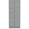 SWIFT Cube Ready Assembled 2 Door Wardrobe - FSC® Certified -FurniHaven Shop UY6HS SQ1 0000000005 GREY SLf