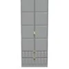 SWIFT Cube Ready Assembled 2 Door, 2 Drawer Wardrobe - FSC® Certified -FurniHaven Shop UY6HU SQ1 0000000005 GREY SLf