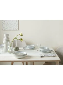 Denby White Speckle 12 Piece Dinner Set -FurniHaven Shop UYLCM SQ6 0000000013 WHITE SLd4