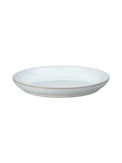 Denby White Speckle Set Of 4 Coupe Medium Plates -FurniHaven Shop UYLCQ SQ3 0000000013 WHITE SLd1
