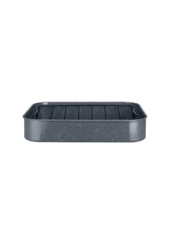 Denby Quan Tanium Finish Roasting Tray With Rack -FurniHaven Shop UZGJP SQ3 0000000005 GREY SLd1