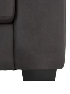 Very Home Danielle Faux Leather Left Hand Chaise Sofa - Black - FSC® Certified -FurniHaven Shop UZLRY SQ5 0000000004 BLACK SLd1