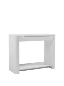 Very Home Gleam Gloss Console Table -FurniHaven Shop V245P SQ3 0000000013 WHITE SLa