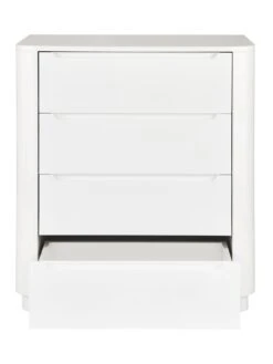 Very Home Gleam Gloss 4 Drawer Chest -FurniHaven Shop V24B2 SQ4 0000000013 WHITE SLd