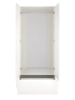 Very Home Gleam Gloss 2 Door, 1 Drawer Wardrobe -FurniHaven Shop V24B4 SQ4 0000000013 WHITE SLd