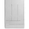 Very Home Gleam Gloss 3 Door, 2 Drawer Wardrobe -FurniHaven Shop V24B5 SQ1 0000000013 WHITE SLf