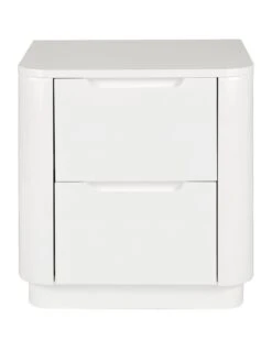 Very Home Gleam Gloss 2 Drawer Bedside Chest