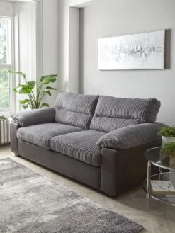 Very Home Armstrong 3 Seater Sofa - Grey - FSC® Certified