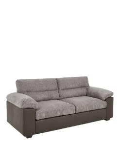 Very Home Armstrong 3 Seater Sofa - Grey - FSC® Certified -FurniHaven Shop V2K5V SQ4 0000000005 GREY SLa