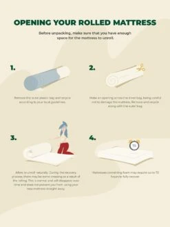 Airsprung Olive Memoryfibre Pillowtop Mattress - Medium -FurniHaven Shop V2RTC SQ6 0000000013 WHITE SLd4