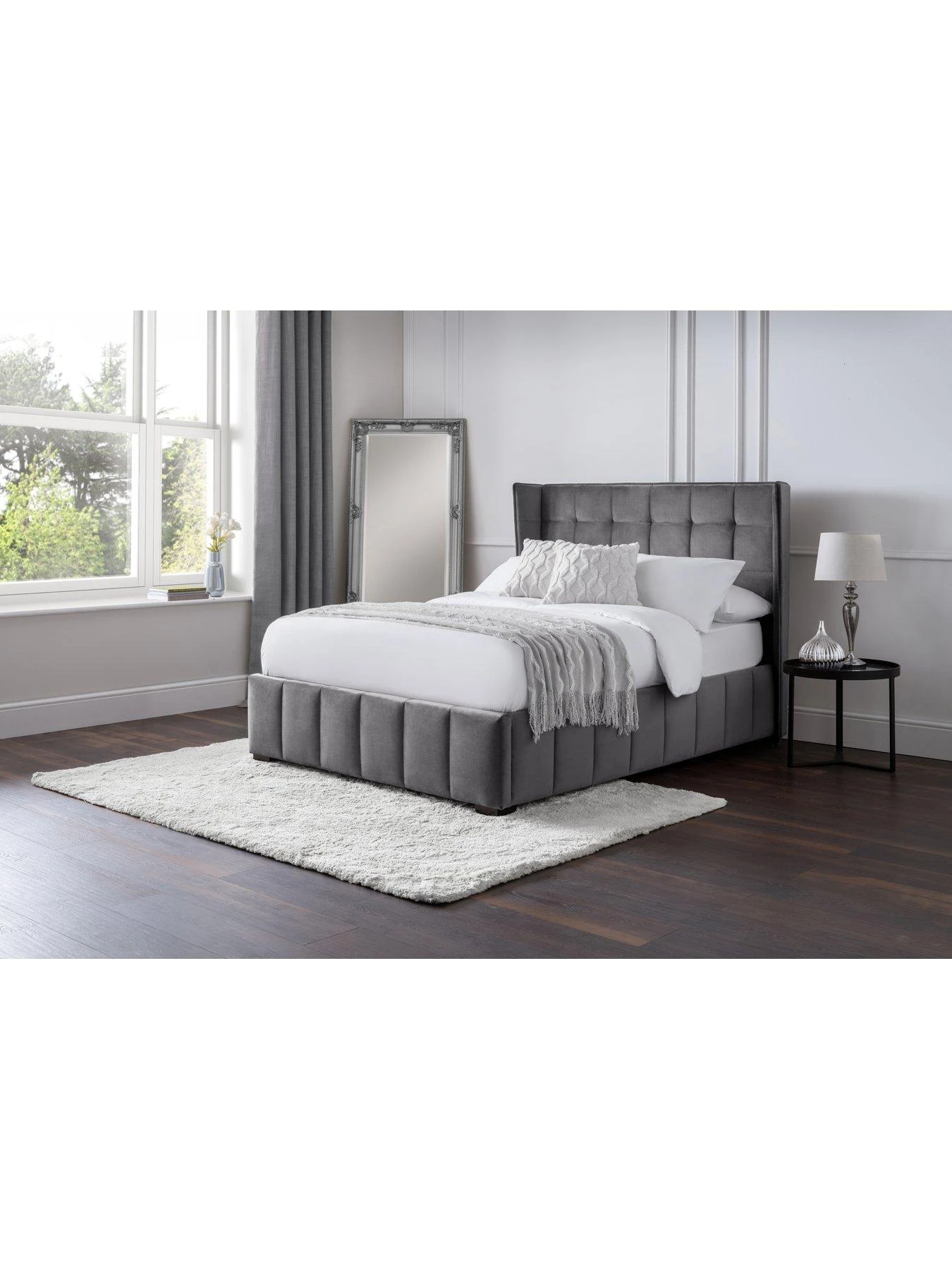 Julian Bowen Gatsby Fabric Bed - Grey 3 Julian Bowen Gatsby Fabric Bed - Grey