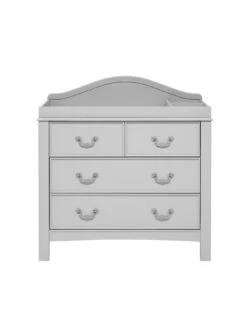 East Coast Toulouse Cotbed, Dresser And Wardrobe Roomset- Grey -FurniHaven Shop V3N8S SQ5 0000000005 GREY SLd1