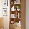 Very Home Carina Bookcase - Oak -FurniHaven Shop V3R6F SQ1 0000000006 OAK RSr