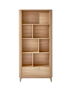 Very Home Carina Bookcase - Oak -FurniHaven Shop V3R6F SQ2 0000000006 OAK SLf