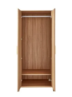 Very Home Carina 2 Door Wardrobe - Oak 11 Very Home Carina 2 Door Wardrobe - Oak -FurniHaven Shop V3R99 SQ4 0000000006 OAK SLd