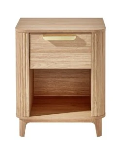 Very Home Carina 1 Drawer Bedside Chest - Oak