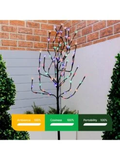 Streetwize Solar Cherry Flower Tree -FurniHaven Shop V48RQ SQ3 0000000099 N A SLd1