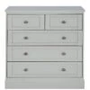 Very Home Darcy 3 + 2 Drawer Chest -FurniHaven Shop V52NL SQ2 0000000215 LIGHT GREY SLf