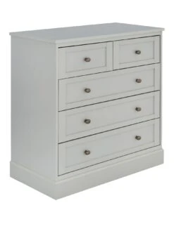 Very Home Darcy 3 + 2 Drawer Chest -FurniHaven Shop V52NL SQ3 0000000215 LIGHT GREY SLa