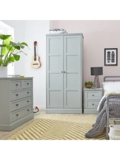 Very Home Darcy 3 + 2 Drawer Chest -FurniHaven Shop V52NL SQ7 0000000215 LIGHT GREY DGy