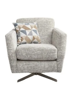 Very Home Lusso Fabric Twister Chair 8 Very Home Lusso Fabric Twister Chair -FurniHaven Shop V5WT2 SQ2 0000000035 SILVER SLf