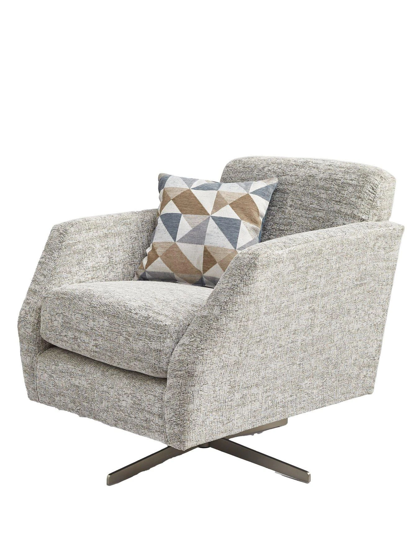 Very Home Lusso Fabric Twister Chair 5 Very Home Lusso Fabric Twister Chair - Image 3