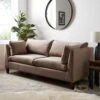 Very Home Stockholm Fabric 3 Seater Sofa -FurniHaven Shop V5X44 SQ1 0000000179 TAUPE RSr