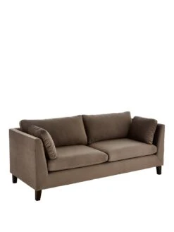 Very Home Stockholm Fabric 3 Seater Sofa -FurniHaven Shop V5X44 SQ4 0000000179 TAUPE SLa