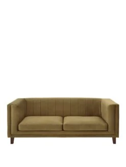 Very Home Porto Fabric 3 Seater Sofa -FurniHaven Shop V5X6S SQ2 0000000068 OLIVE SLf