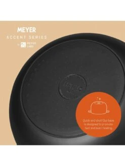 MEYER Accent Hard Anodised Ultra-Durable 6-Piece Essential Pots And Pans Set -FurniHaven Shop V6ZZB SQ5 0000000004 BLACK SLd3