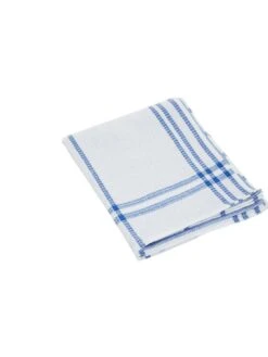 Premier Housewares Set Of 3 Doro Waffle Tea Towels - Blue And White -FurniHaven Shop V72CX SQ3 0000000020 BLUE SLd1