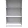 SWIFT Verve Ready Assembled Bookcase - White - FSC® Certified -FurniHaven Shop V7QL9 SQ1 0000000013 WHITE SLf