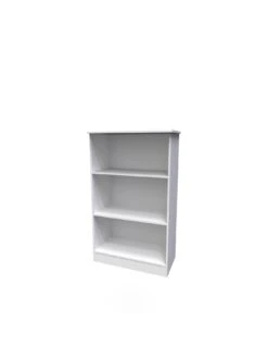SWIFT Verve Ready Assembled Bookcase - White - FSC® Certified -FurniHaven Shop V7QL9 SQ3 0000000013 WHITE SLd