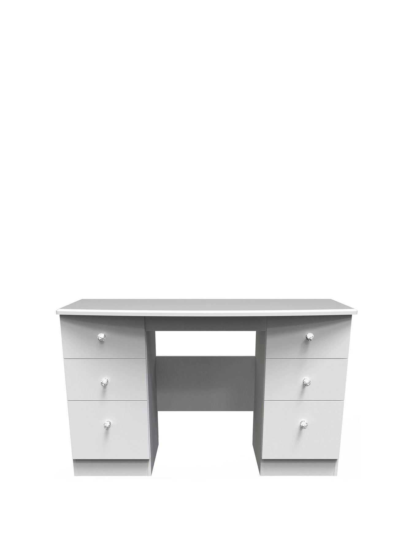SWIFT Verve Ready Assembled 6 Drawer Desk - White - FSC® Certified 3 SWIFT Verve Ready Assembled 6 Drawer Desk - White - FSC® Certified