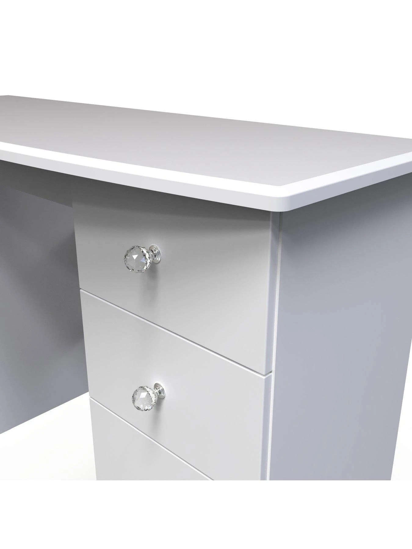 SWIFT Verve Ready Assembled 6 Drawer Desk - White - FSC® Certified 6 SWIFT Verve Ready Assembled 6 Drawer Desk - White - FSC® Certified - Image 4
