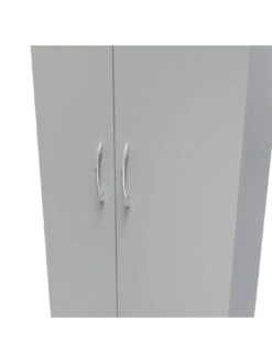 SWIFT Elton Ready Assembled 2 Door, 2 Drawer Wardrobe - FSC® Certified -FurniHaven Shop V7QPT SQ4 0000000005 GREY SLd