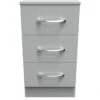SWIFT Elton Ready Assembled 3 Drawer Bedside Chest - FSC® Certified