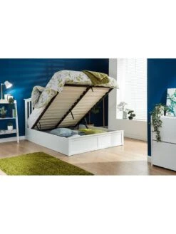 GFW Madrid Wooden Ottoman Bed - White -FurniHaven Shop V7UZD SQ2 0000000013 WHITE RSr