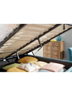 GFW Pettine End Lift Ottoman Bed - Teal -FurniHaven Shop V7V2S SQ4 0000000082 TEAL SLd1