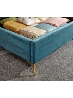 GFW Pettine End Lift Ottoman Bed - Teal -FurniHaven Shop V7V2S SQ5 0000000082 TEAL SLd2