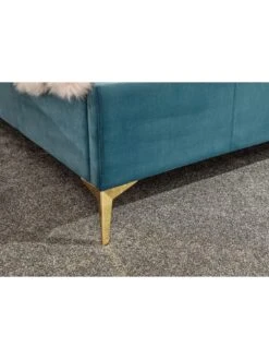 GFW Pettine End Lift Ottoman Bed - Teal -FurniHaven Shop V7V2S SQ6 0000000082 TEAL SLd3