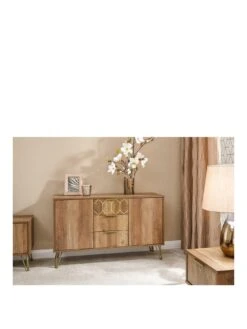 GFW Orleans 2 Door 3 Drawer Cabinet -FurniHaven Shop V7Y6X SQ2 0000002883 MANGO SLf