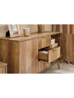 GFW Orleans 2 Door 3 Drawer Cabinet -FurniHaven Shop V7Y6X SQ3 0000002883 MANGO SLd