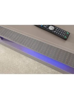 GFW Galicia 150 Cm Floating Wall TV Unit With LED Lights - Fits Up To 65 Inch TV - Grey -FurniHaven Shop V7Y7H SQ6 0000000005 GREY SLd3