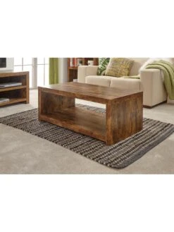 GFW Jakarta Coffee Table With Shelf -FurniHaven Shop V7Y7M SQ2 0000002883 MANGO RSr