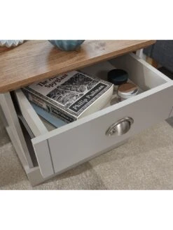 GFW Kendal 1 Drawer Bedside Chest -FurniHaven Shop V84GZ SQ6 0000000005 GREY SLd2